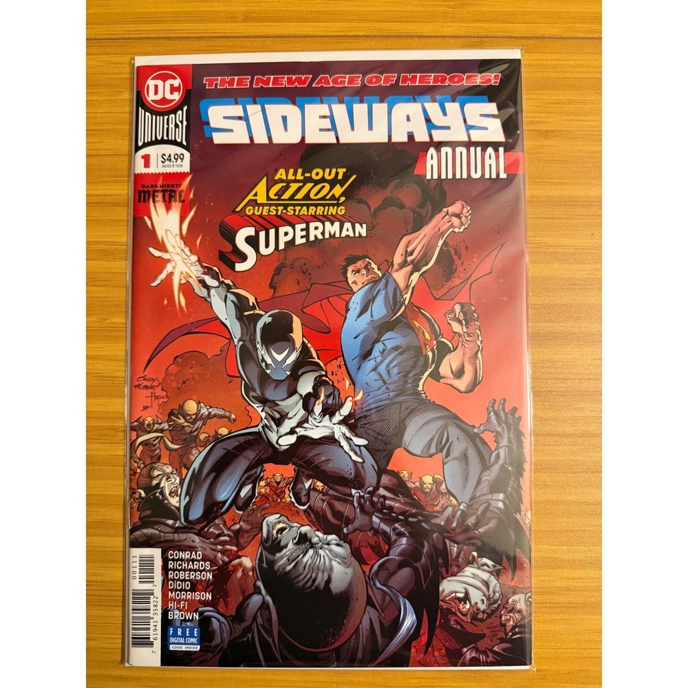 DC Comics Sideways Annual 1 Superman‎ Dark Nights Metal 2019